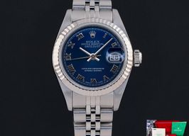 Rolex Lady-Datejust 79174 (2001) - Blauw wijzerplaat 26mm Staal