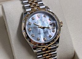 Rolex Datejust 278343RBR (2026) - Pearl dial 31 mm Gold/Steel case
