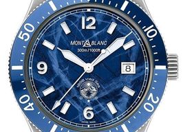 Montblanc 1858 129369 (2026) - Blauw wijzerplaat 41mm Staal