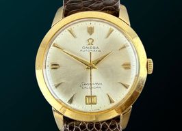 Omega Seamaster 2627 (1950) - White dial 34 mm Yellow Gold case