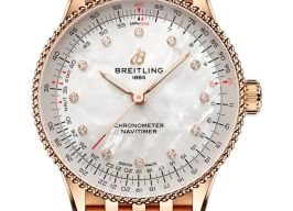 Breitling Navitimer R17327211A1R1 (2026) - Pearl dial 36 mm Red Gold case