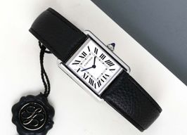 Cartier Tank WSTA0041 (2022) - Wit wijzerplaat 34mm Staal