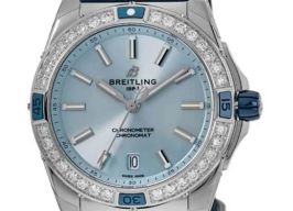 Breitling Chronomat 38 A17356531C1S1 (2023) - Blauw wijzerplaat 38mm Staal