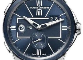 Ulysse Nardin Executive Dual Time 243-20/43 (2026) - Blauw wijzerplaat 43mm Staal