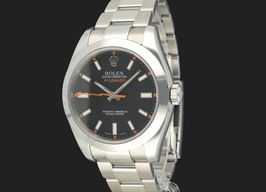 Rolex Milgauss 116400 (2009) - Zwart wijzerplaat 40mm Staal