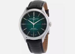 Baume & Mercier Clifton M0A10592 (2025) - Groen wijzerplaat 40mm Staal