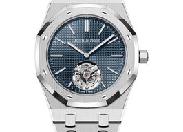 Audemars Piguet Royal Oak Tourbillon 26670ST.OO.1240ST.02 (2025) - Blue dial 39 mm Steel case
