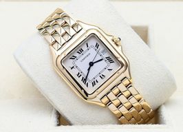 Cartier Panthère 1060 (1995) - White dial 28 mm Yellow Gold case