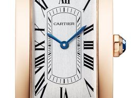 Cartier Tank Américaine WGTA0134 (2025) - Zilver wijzerplaat 44mm Roségoud