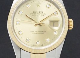 Rolex Datejust 36 16233 (1995) - Goud wijzerplaat 36mm Goud/Staal