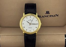 Blancpain Villeret 1151-1418-55 (1991) - Wit wijzerplaat 35mm Geelgoud