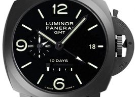 Panerai Luminor 1950 10 Days GMT PAM00335 (2010) - Black dial 44 mm Ceramic case
