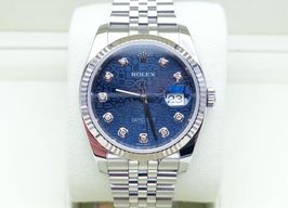 Rolex Datejust 36 116234 (2014) - Blue dial 36 mm Steel case