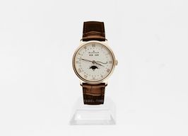 Blancpain Villeret Quantième Complet 6264-3642-55B (2024) - Silver dial 39 mm Yellow Gold case