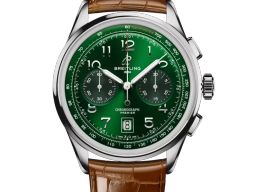 Breitling Premier AB0145371L1P1 (2026) - Groen wijzerplaat 42mm Staal