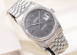 Rolex Datejust 36 16220 (1991) - Grijs wijzerplaat 36mm Staal