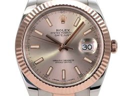 Rolex Datejust 41 126331 (2018) - Pink dial 41 mm Steel case