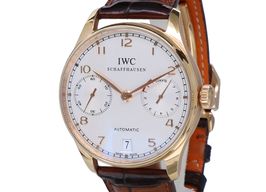 IWC Portuguese Automatic IW500101 (2006) - Silver dial 42 mm Rose Gold case