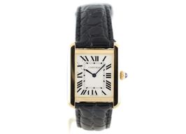 Cartier Tank Solo W5200002 (2020) - Silver dial 31 mm Yellow Gold case