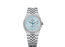 Rolex Land-Dweller 36 127286TBR (2025) - Blue dial 36 mm Platinum case