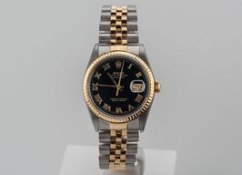 Rolex Datejust 36 16233 (1995) - Black dial 36 mm Gold/Steel case