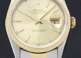 Rolex Datejust 36 16233 (2000) - Gold dial 36 mm Gold/Steel case