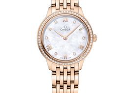 Omega De Ville 434.55.28.60.55.001 (2025) - White dial 28 mm Rose Gold case