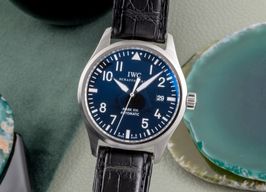 IWC Pilot Mark IW325501 (Onbekend (willekeurig serienummer)) - Zwart wijzerplaat 39mm Staal