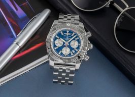 Breitling Chronomat 44 AB011012/C788 (Unknown (random serial)) - Blue dial Steel case