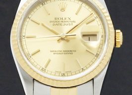 Rolex Datejust 36 16233 (2001) - Gold dial 36 mm Gold/Steel case