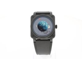 Bell & Ross BR 03 BR03A-EMM-CE/SRB (2025) - Blue dial 41 mm Ceramic case
