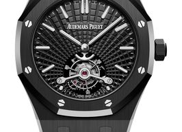 Audemars Piguet Royal Oak Tourbillon 26522CE.OO.1225CE.01 (2025) - Zwart wijzerplaat 41mm Keramiek
