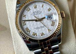 Rolex Datejust 36 116233 (2017) - Champagne dial 36 mm Gold/Steel case