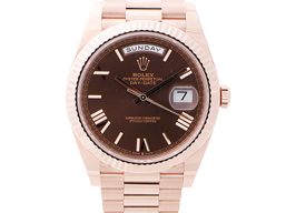 Rolex Day-Date 40 228235 (2024) - Brown dial 40 mm Rose Gold case