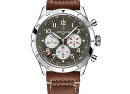 Breitling Super Avi AB04452A1L1X1 (2023) - Groen wijzerplaat 46mm Staal