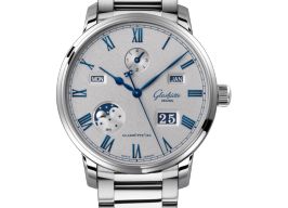Glashütte Original Senator Excellence 1-36-12-03-02-71 (2026) - Grijs wijzerplaat 42mm Staal