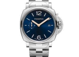 Panerai Luminor Due PAM01124 (2025) - Blauw wijzerplaat 42mm Staal