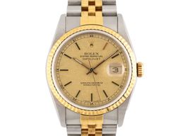 Rolex Datejust 36 16233 (1991) - Gold dial 36 mm Gold/Steel case