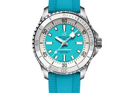 Breitling Superocean A17377211C1S1 (2025) - Turquoise wijzerplaat 36mm Staal