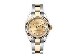 Rolex Lady-Datejust 279173-0012 (2024) - Champagne dial 28 mm Gold/Steel case