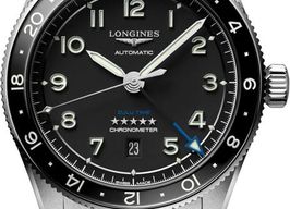 Longines Spirit L3.812.4.53.6 (2026) - Zwart wijzerplaat 42mm Staal