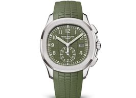 Patek Philippe Aquanaut 5968G-010 (2025) - Green dial 42 mm White Gold case