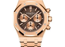 Audemars Piguet Royal Oak Chronograph 26239OR.OO.1220OR.02 (2025) - Brown dial 41 mm Rose Gold case