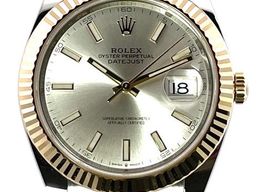 Rolex Datejust 41 126333 (2023) - Silver dial 41 mm Gold/Steel case