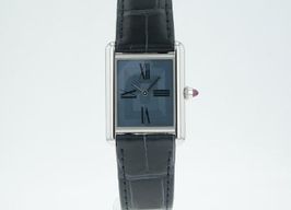 Cartier Tank Louis Cartier WGTA0121 (2023) - Blue dial 33 mm Platinum case