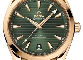 Omega Seamaster Aqua Terra 220.50.41.21.10.001 (2026) - Groen wijzerplaat 41mm Geelgoud