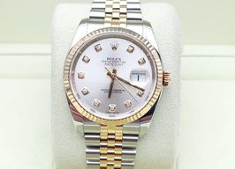 Rolex Datejust 36 116233 (2015) - Zilver wijzerplaat 36mm Goud/Staal