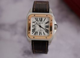 Cartier Santos 100 2878 (1904) - White dial 33 mm Steel case