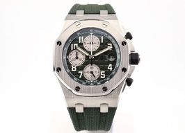 Audemars Piguet Royal Oak Offshore 26238TI.OO.A056CA.01 (2023) - Groen wijzerplaat 42mm Titanium