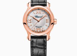 Chopard Happy Sport 274893-5011 (2025) - Silver dial 30 mm Rose Gold case